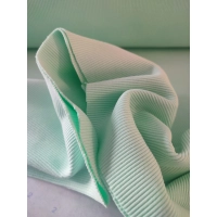 Ściągacz bawełniany prążek do wykończenia odzieży sportowej - miętowy